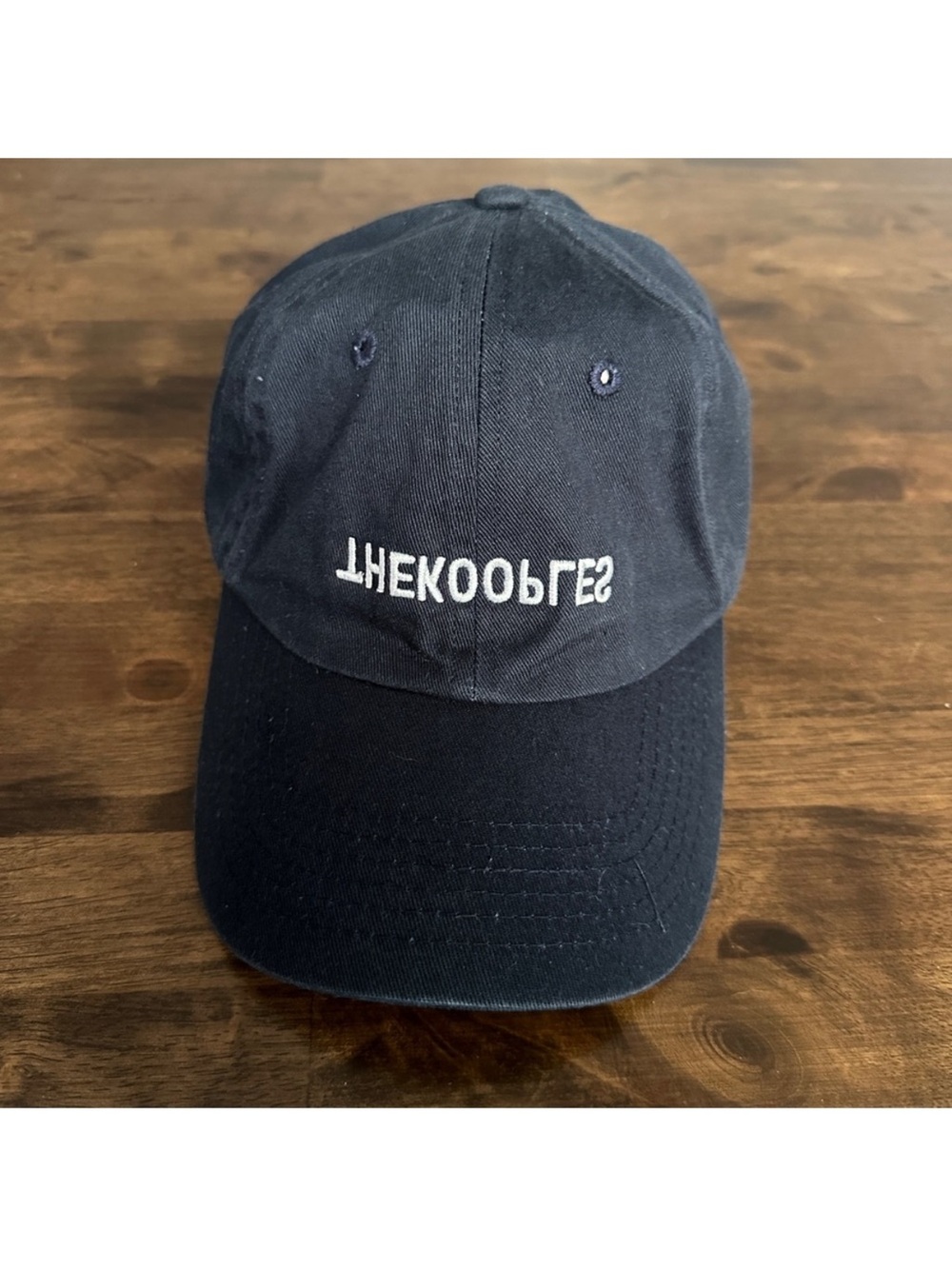The Kooples logo baseball hat cap navy